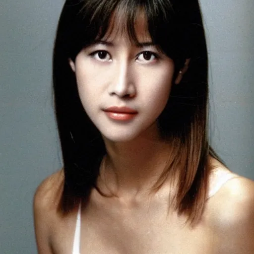 Image similar to face of 20 year old Chinese Sophie Marceau