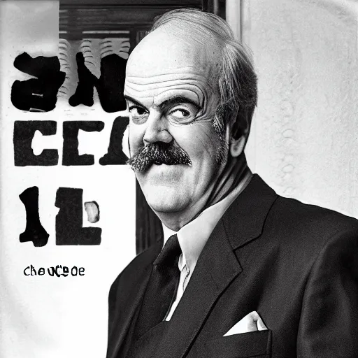 Image similar to edamer cheese with john cleese face