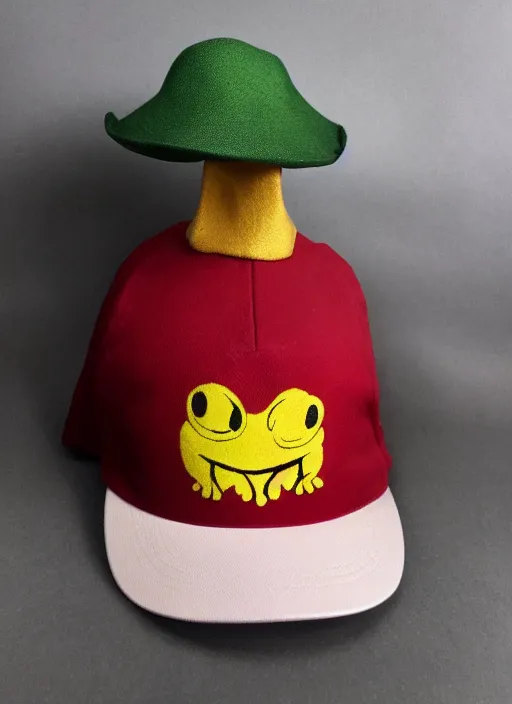 Image similar to Toad in distribution hat from Harry Potter universe