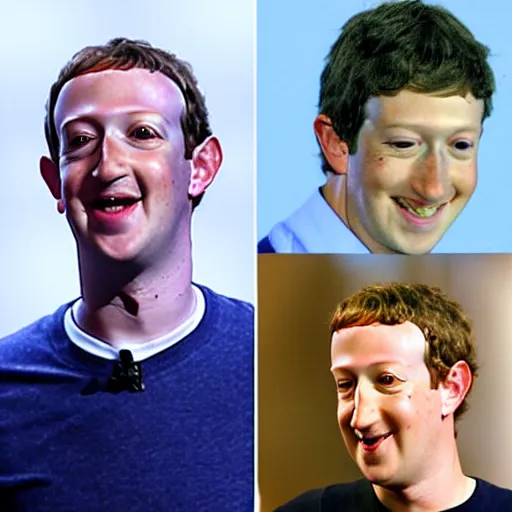 Image similar to Pregnant Mark Zuckerberg