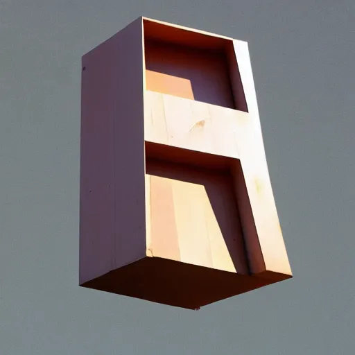 Image similar to bat box designed by Frank Gehry