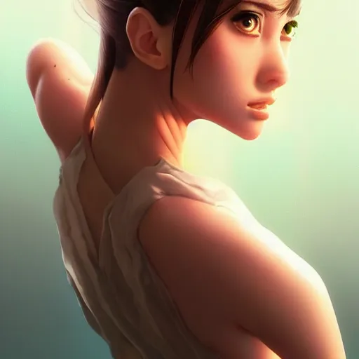 Image similar to a beautiful young kayo shibuya natalie portman alluring gravure model, by akira toriyama and wlop and ilya kuvshinov and artgerm and, aesthetic, gorgeous, stunning, alluring, attractive, artstation, deviantart, pinterest, digital art