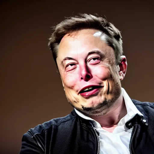Prompt: Elon Musk biting a bitcoin, highly detailed, high quality, HD, 4k, 8k, Canon 300mm, professional photographer, 40mp, lifelike, top-rated, award winning, realistic, sharp, no blur, edited, corrected, trending