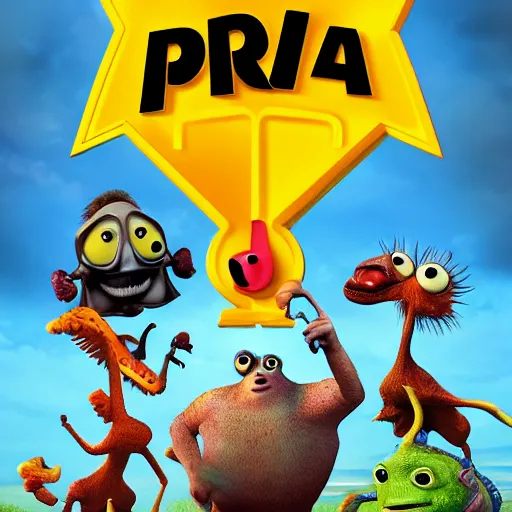 Image similar to pixar coronavirus movie poster