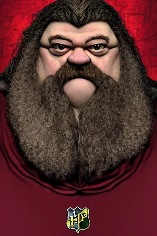 Image similar to hagrid frog face, gryffindor, hogwarts, high details, best composition, harry potter, dramatic pose, 4 k