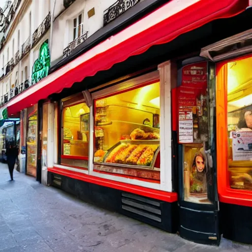 Image similar to the corndog subway in paris