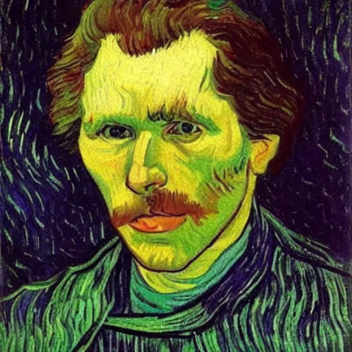 Image similar to Don Mclean by Vincent Van Gogh