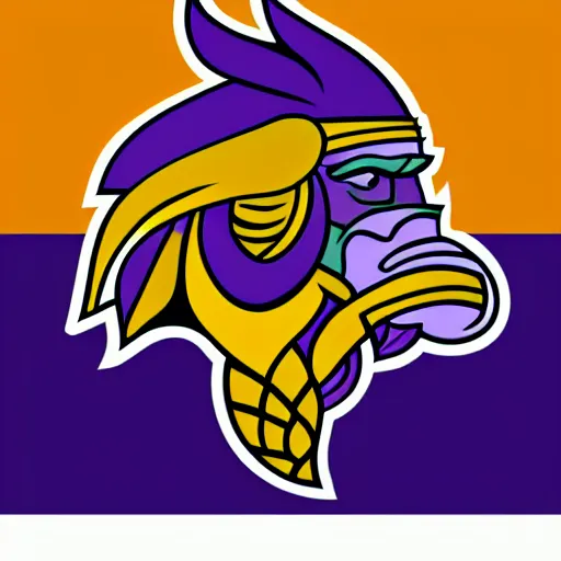 Image similar to sports logo detailed vector snoopdogg vikings