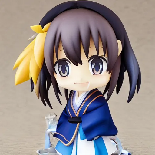 Prompt: character face concept art of a singular kawaii chibi in the sytle of kyoto animation, on simple background, water color nendoroid, anime waifu, ukiyoe