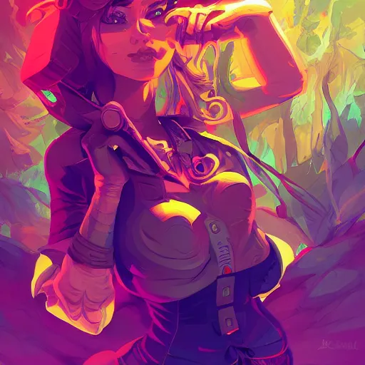 Prompt: skill magic deepdream stuff loot legends stylized digital illustration video game icon lois van baarle, ilya kuvshinov, rossdraws, artstation