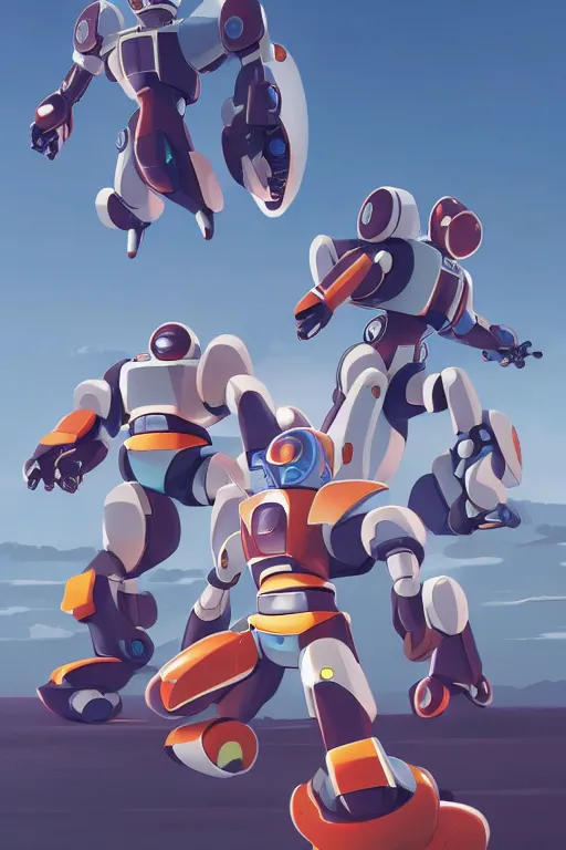 Image similar to metabots medabots medarotto medarot robot minimalist comics, behance hd by jesper ejsing, by rhads, makoto shinkai and lois van baarle, ilya kuvshinov, rossdraws global illumination ray tracing hdr radiating a glowing aura