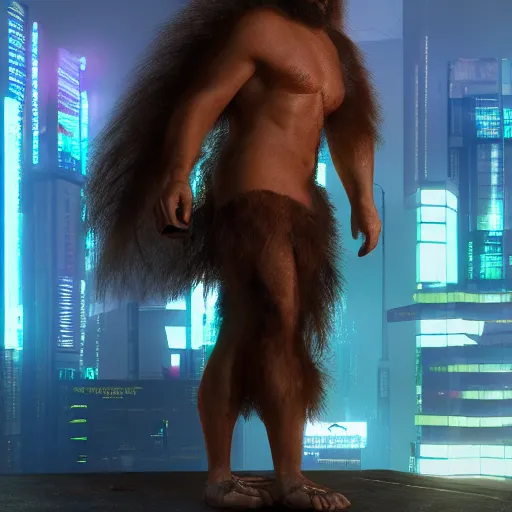 Prompt: cyberpunk caveman, 8k render, trending on artstation