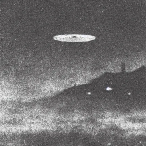 Image similar to found footage grainy black and photo of a ufo in 1920