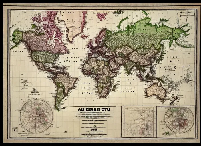 Prompt: a political map of the superstates that rule earth in the year 3 0 0 0, by eduard imhof, beautiful composition, amazing details, map cartography