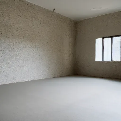 Prompt: an empty room with an empty floor and walls