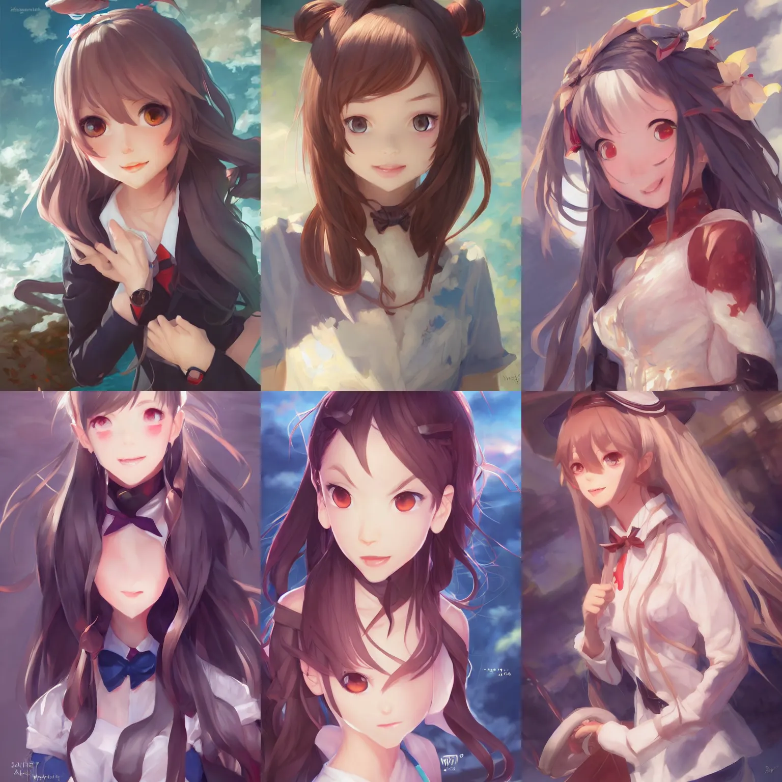 Prompt: a vtuber portrait from Nijisanji, by Stanley Artgerm Lau, WLOP, Rossdraws, James Jean, Andrei Riabovitchev, Marc Simonetti, and Sakimichan, trending on pixiv