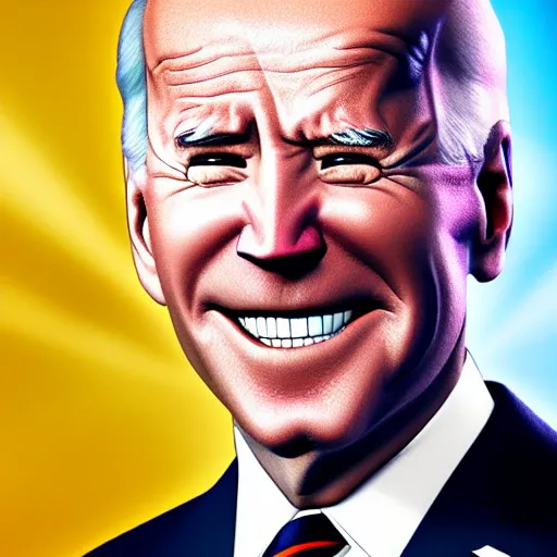 Image similar to joe biden on meth as seen in award winning animated pixar movie 4k octane render