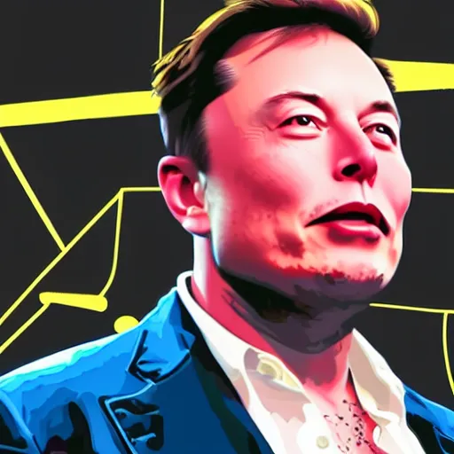 Prompt: realism illustration of elon musk