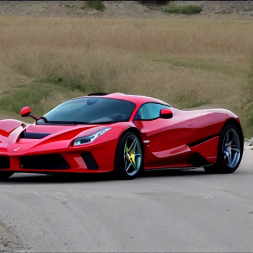 Image similar to Walter White dringing a LaFerrari