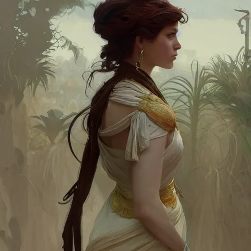 Prompt: A woman is humiliated by an entire village. Elegant, intricate, digital painting, artstation, concept art, smooth, sharp focus, illustration, art by artgerm and greg rutkowski and alphonse mucha