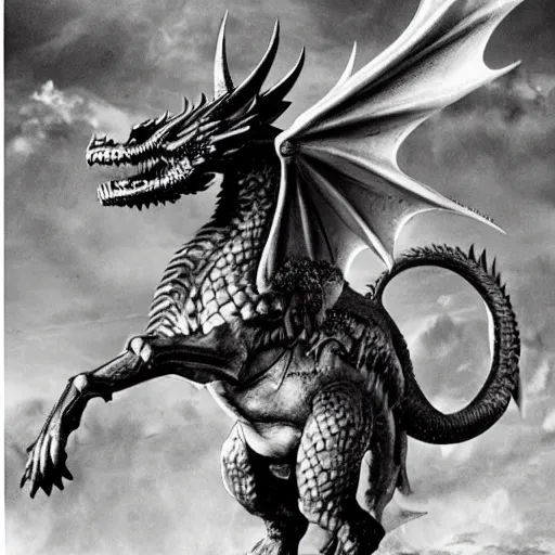 Image similar to Photo of Stalin riding a Dragon from game of Thrones,