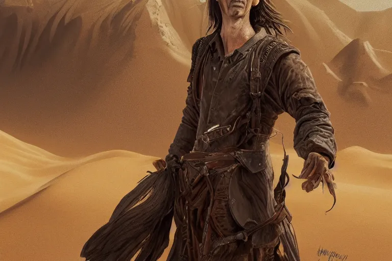 Bob Odenkirk as Aragorn in Lord of the Rings, Stable Diffusion