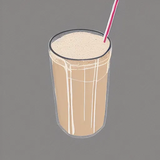 Image similar to horchata, detailed, digital art