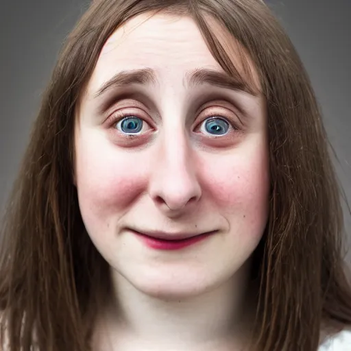 Prompt: photographic portrait of a young isy suttie, 8 k