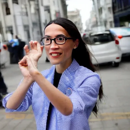 Image similar to photograph of Chinese Alexandria Ocasio Cortez