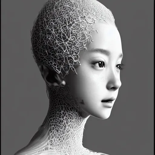 Prompt: the portrait of an absurdly beautiful, graceful, elegant, sophisticated, fashionable young gravure idol made of strawberries and white petals, an ultrafine hyperdetailed illustration by kim jung gi, irakli nadar, intricate linework, bright colors, octopath traveler, final fantasy, unreal engine 5 highly rendered, global illumination, radiant light, detailed and intricate environment