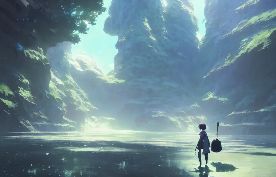 Image similar to makoto shinkai concept art of the spork polyp dimension, key visual, ambient lighting, highly detailed, digital painting, artstation, concept art, sharp focus, by makoto shinkai and akihiko yoshida and hidari and wlop and greg rutkowski