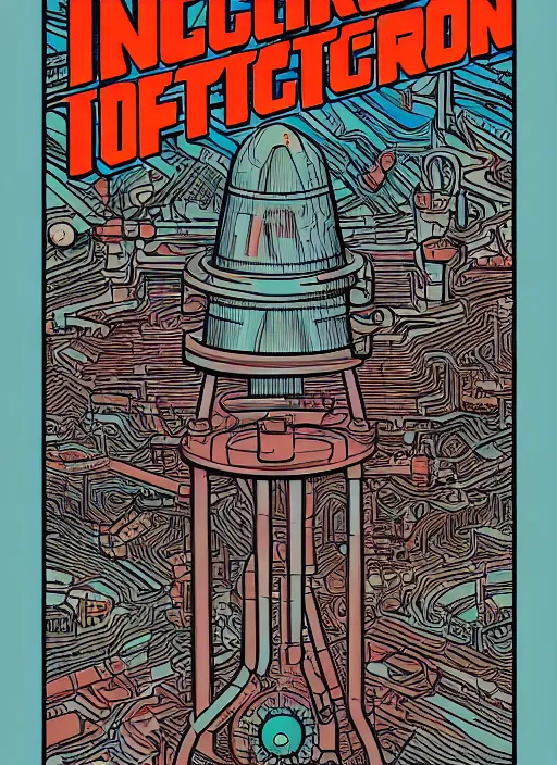 Image similar to a nuclear reactor control rods by Dan Mumford