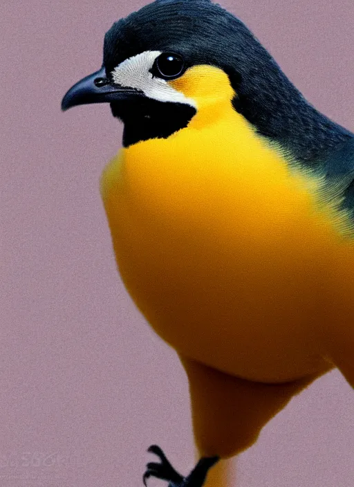 Image similar to a bird with hands, hyperrealism, no blur, 4 k resolution, ultra detailed,