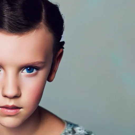 Prompt: Stunning photo of Millie Bobby Brown