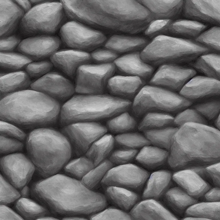 Image similar to an illustration study of rocks, digital art, sharp