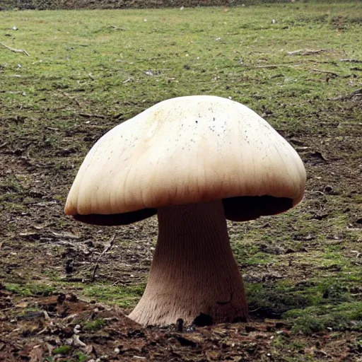 Prompt: giant mushroom