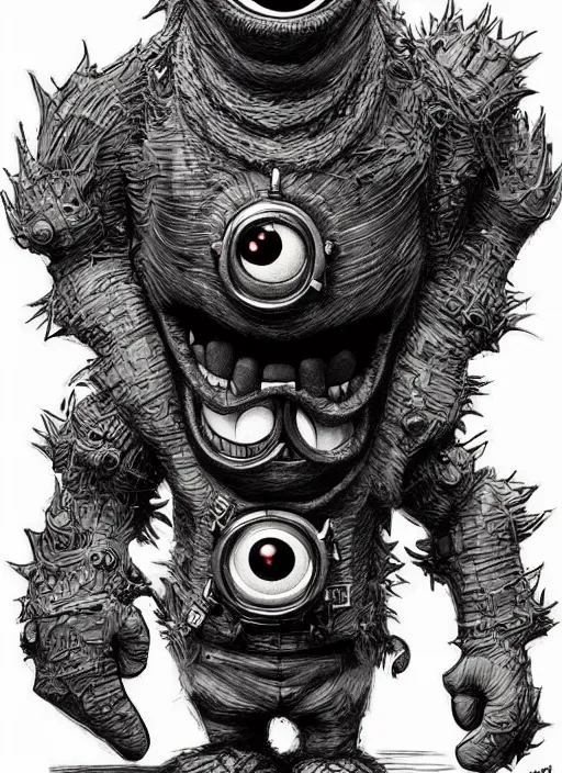 Image similar to Minion Beast by Kim Jung gi