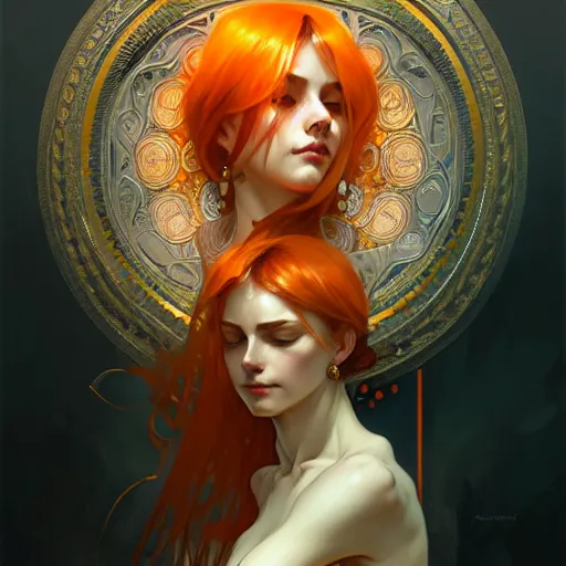 Prompt: sacral chakra, intricate, elegant, highly detailed, digital painting, artstation, concept art, smooth, sharp focus, illustration, art by Krenz Cushart and Artem Demura and alphonse mucha