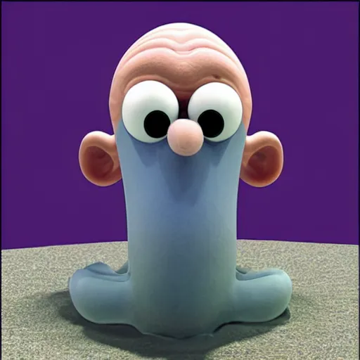 Image similar to squidward, 3d, cgi