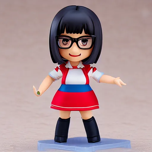 Prompt: tina belcher nendoroid