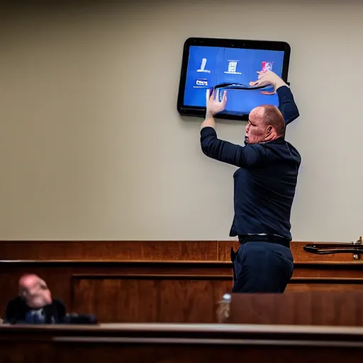 Image similar to Alex Jones desperately reaching for his out of reach phone in the courtroom, EOS 5DS R, ISO100, f/8, 1/125, 84mm, RAW Dual Pixel, Dolby Vision, Adobe