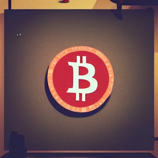 Image similar to bitcoin logo carved out from raw meat on butchery floor, photographic realistic background, by atey ghailan, by greg rutkowski, by greg tocchini, by james gilleard, by joe fenton, by kaethe butcher, trending on instagram, award winning details