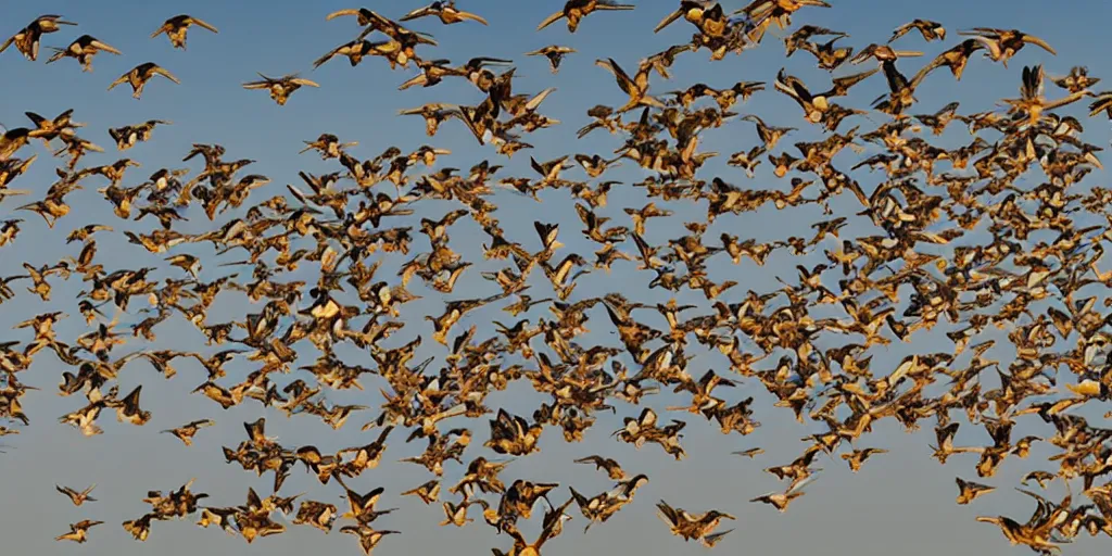 Prompt: a product picture of hundreds of birds flying, photographic filter, unreal engine 5, realistic, hyperdetailed, 8 k, cinematic, volumetric lighting, very realistic effect, hd, hdr, 4 k, sharp focus, octane render, ultra detailed, high resolution, trending on artstation in the style of albert dros glowing rich colors powerful imagery