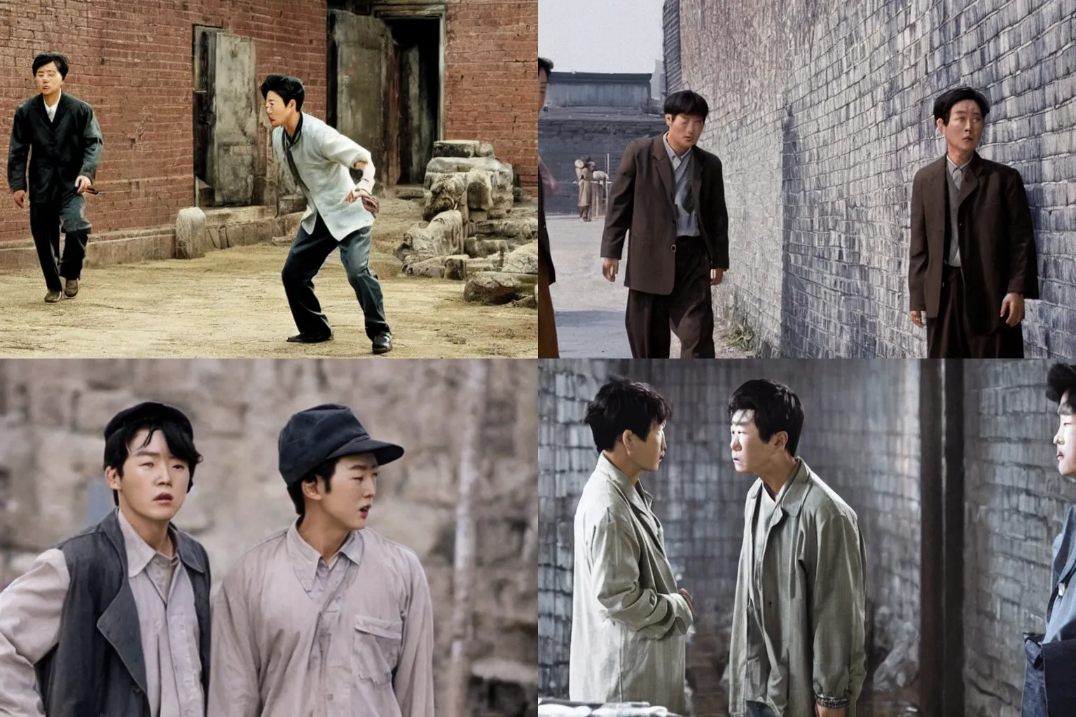 Prompt: korean film still from korean adaptation of The Shawshank Redemption