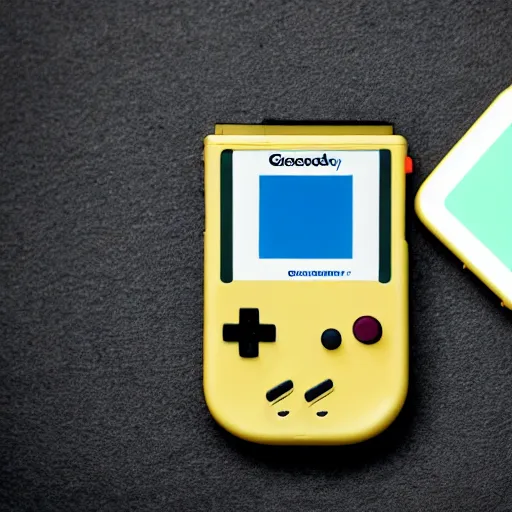 Prompt: a gameboy smartphone, product placement, professional photo