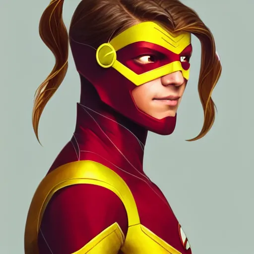 kid flash concept art