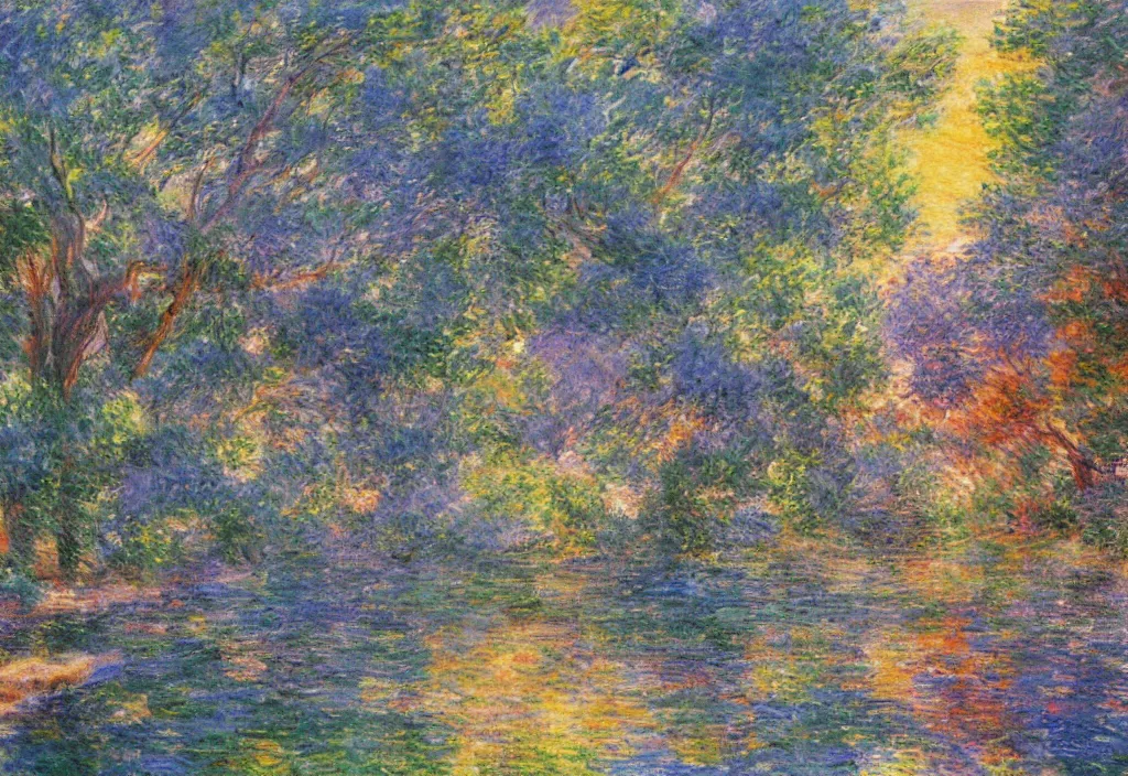 Prompt: anime scenery, very anime in impressionist style, trending artwork, anime painter studio, by claude monet