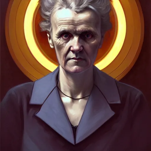 Prompt: symmetry!! portrait of marie curie in prey in the world of edward hopper, horror, fashion, dark!! intricate, elegant, highly detailed, digital painting, artstation, concept art, smooth, sharp focus, illustration, art by artgerm and greg rutkowski and alphonse mucha