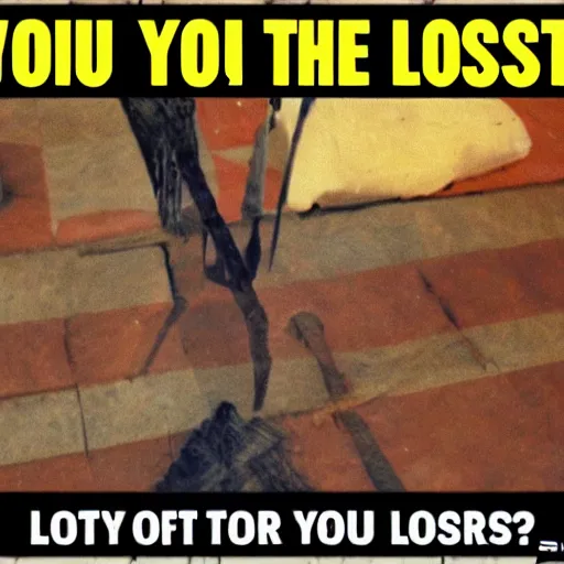 Prompt: You have lost The Game