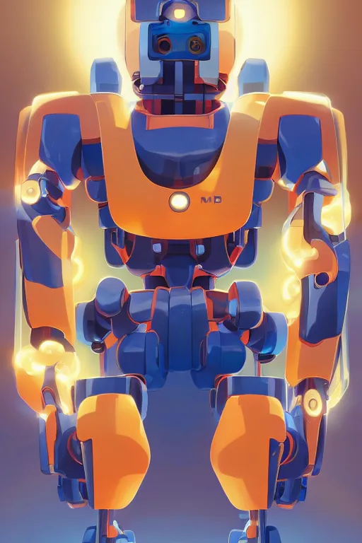 Image similar to metabots medabots medarotto medarot robot minimalist comics, behance hd by jesper ejsing, by rhads, makoto shinkai and lois van baarle, ilya kuvshinov, rossdraws global illumination ray tracing hdr radiating a glowing aura